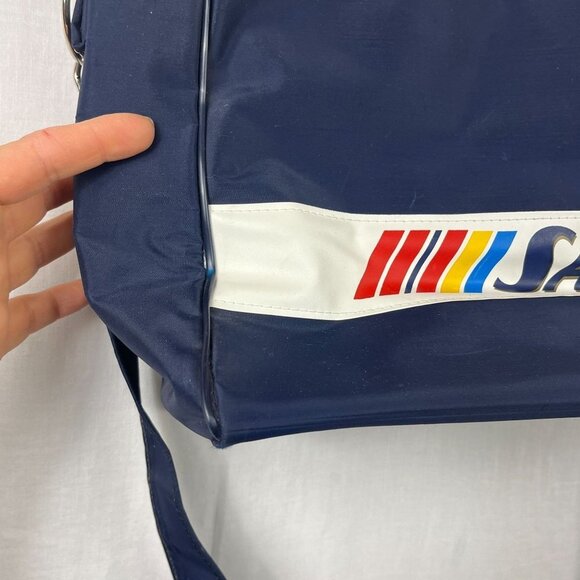 Vintage 70s Scandinavian Airlines Shoulder Bag US Made Weekender Retro Duffle - Picture 14 of 14